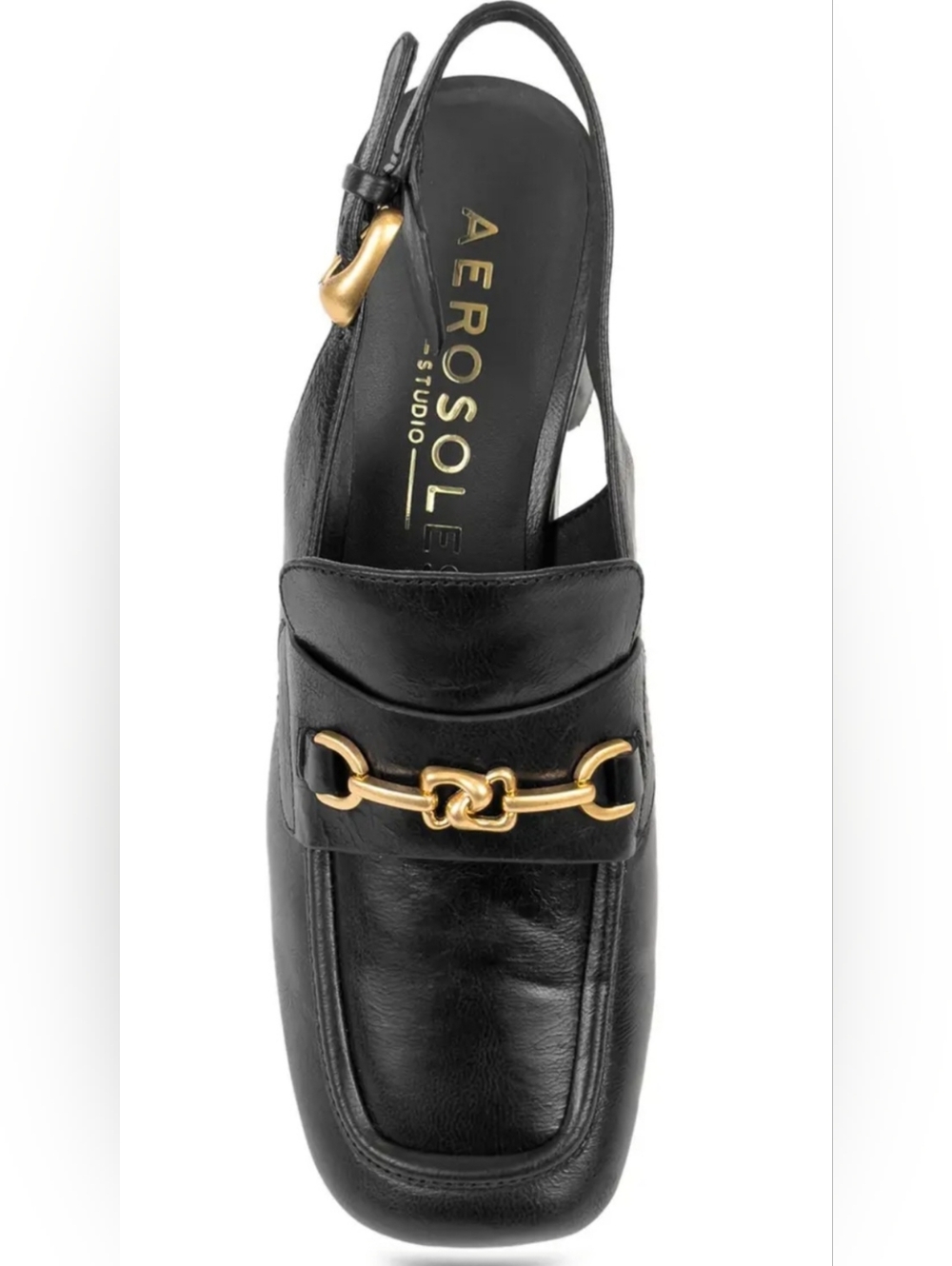 AREOSOLE Sorin Slingback Bit Loafer Pump SZ 8